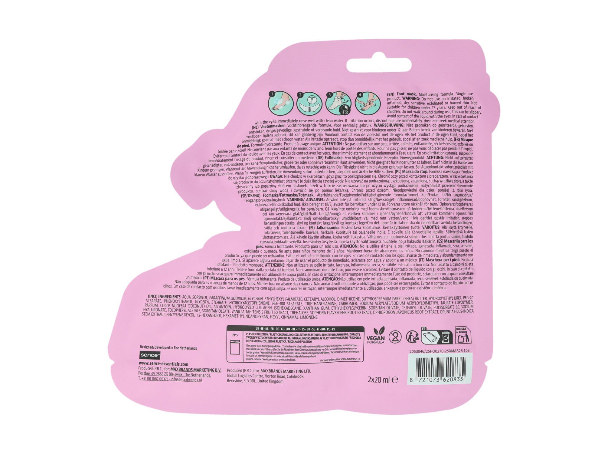 MASCARA DE PES SENCE COLLECTION THE WINTER CLUB image number 1