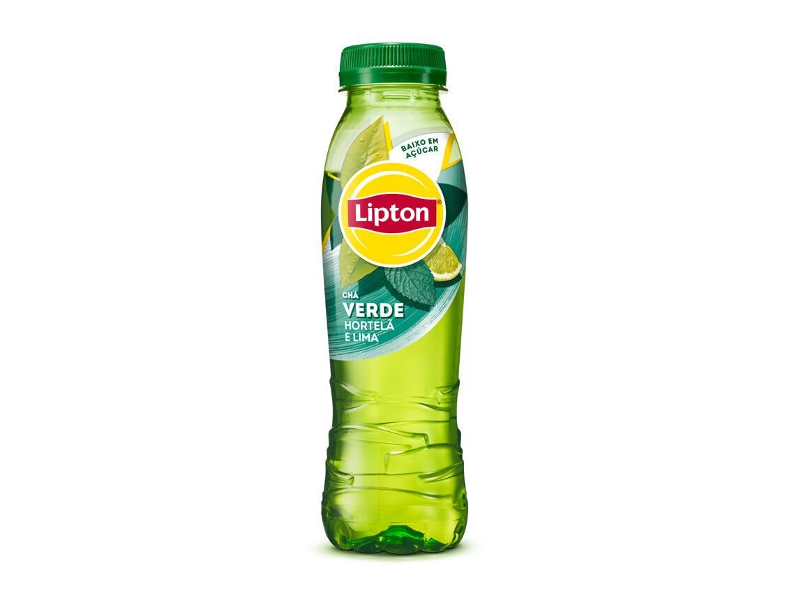 ICE TEA CH&Aacute; VERDE LIPTON HORTEL&Atilde; E LIMA 0.33L image number 1