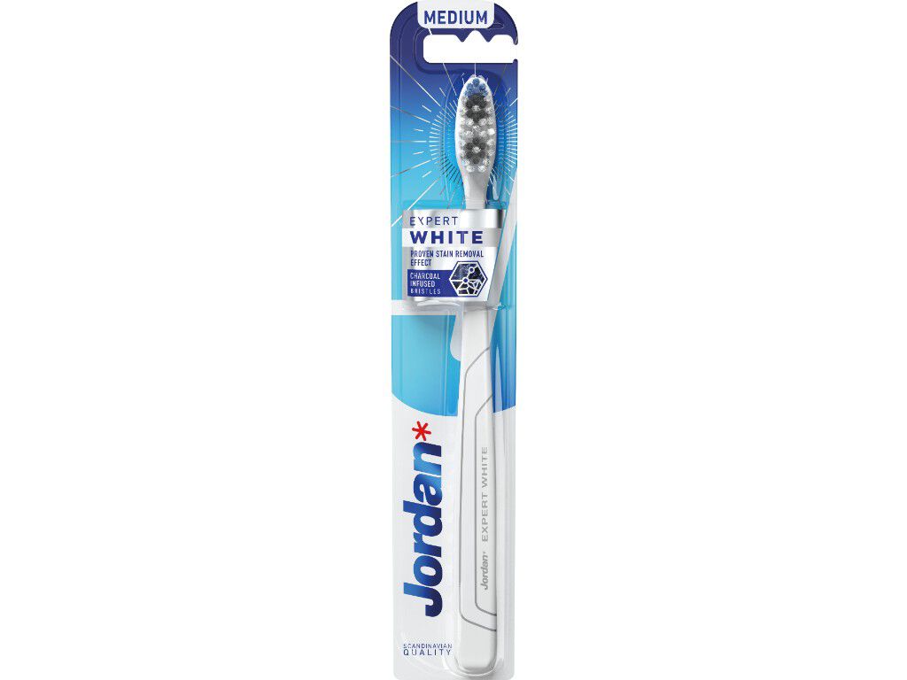 ESCOVA DE DENTES EXPERT CLEAN WHITE MEDIUM JORDAN image number 0