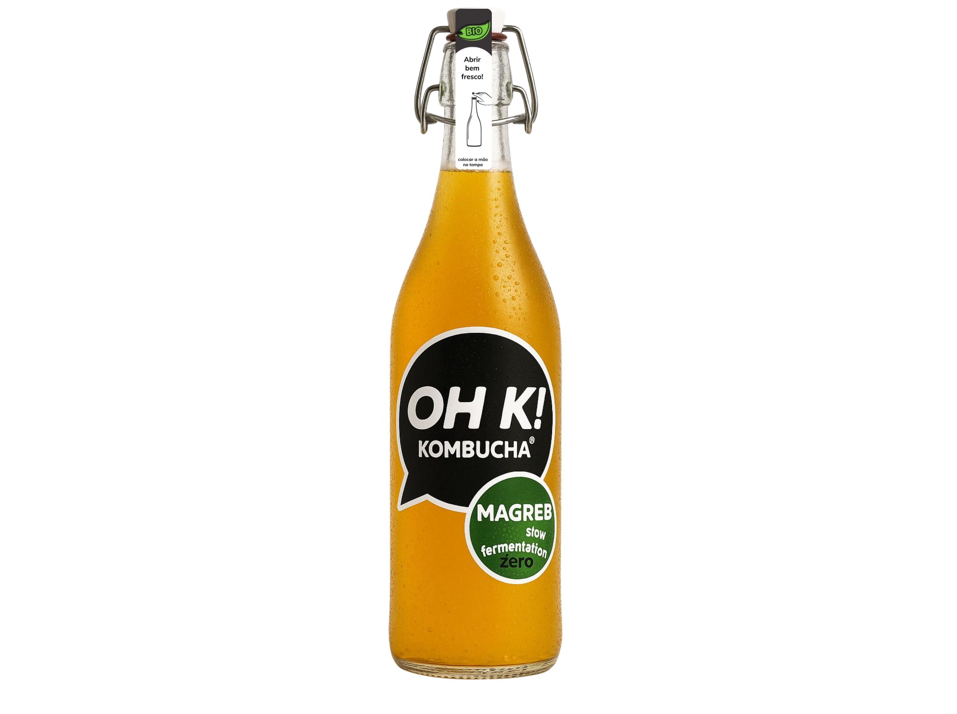 KOMBUCHA BIO OH K! MENTA E ALCA&Ccedil;UZ 750 ML image number 0