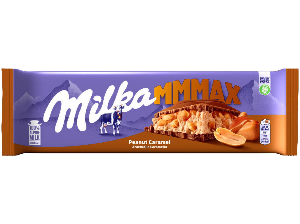 CHOCOLATE MILKA PEANUT CARAMEL 276G image number 0