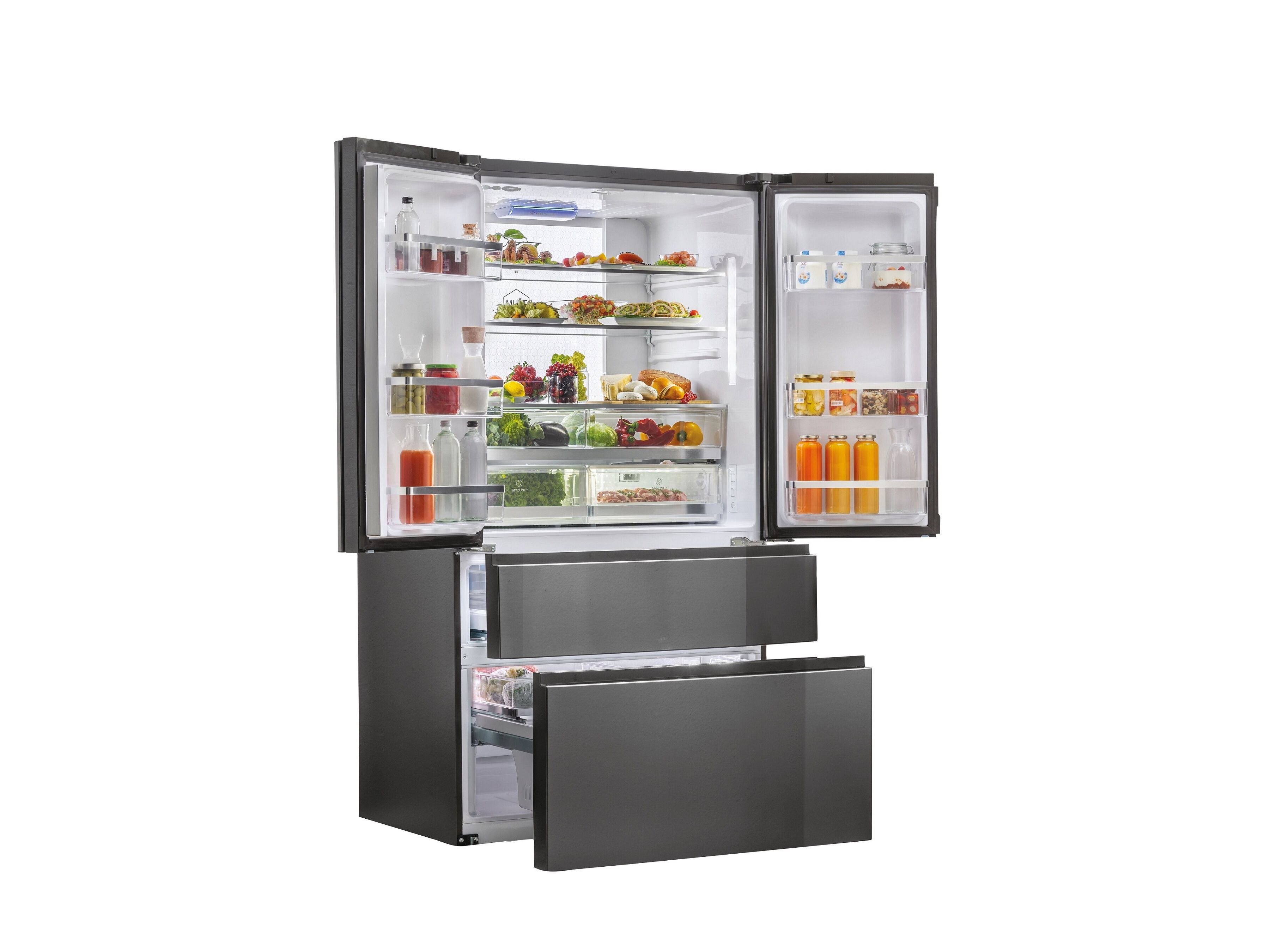 FRIGOR&Iacute;FICO AMERICANO HAIER HB26FSNAAA ICONIC BLACK E 750L image number 3