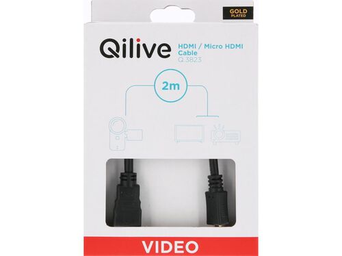 CABO HDMI MICRO-HDMI QILIVE Q.3823 G4218024 2MT image number 1