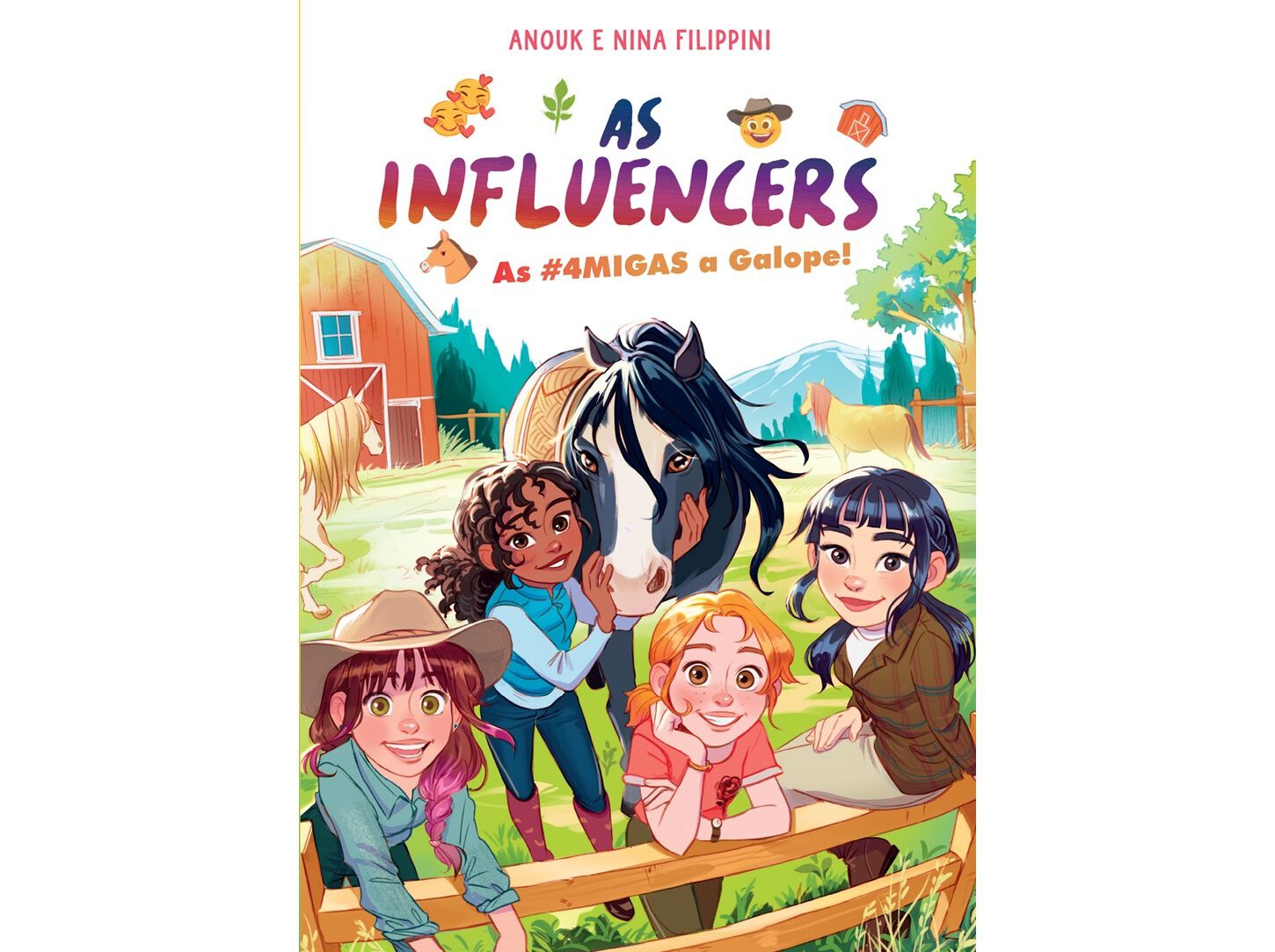 LIVRO AS INFLUENCERS 6 - AS #4 AMIGAS A GALOPE! image number 0