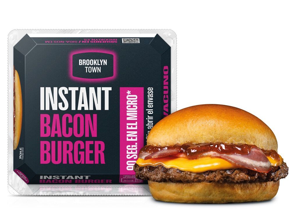 HAMBURGUER BROOKLYN TOWN BACON 215 G
