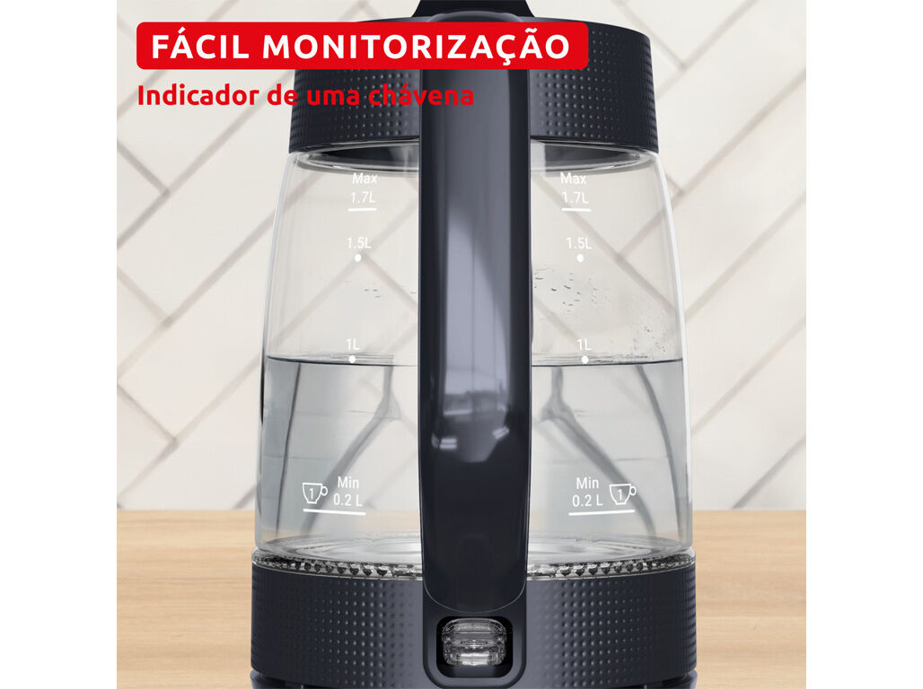 JARRO EL&Eacute;TRICO MOULINEX BY2G08E0 MORNING GLASS BLACK KNIGHT image number 2