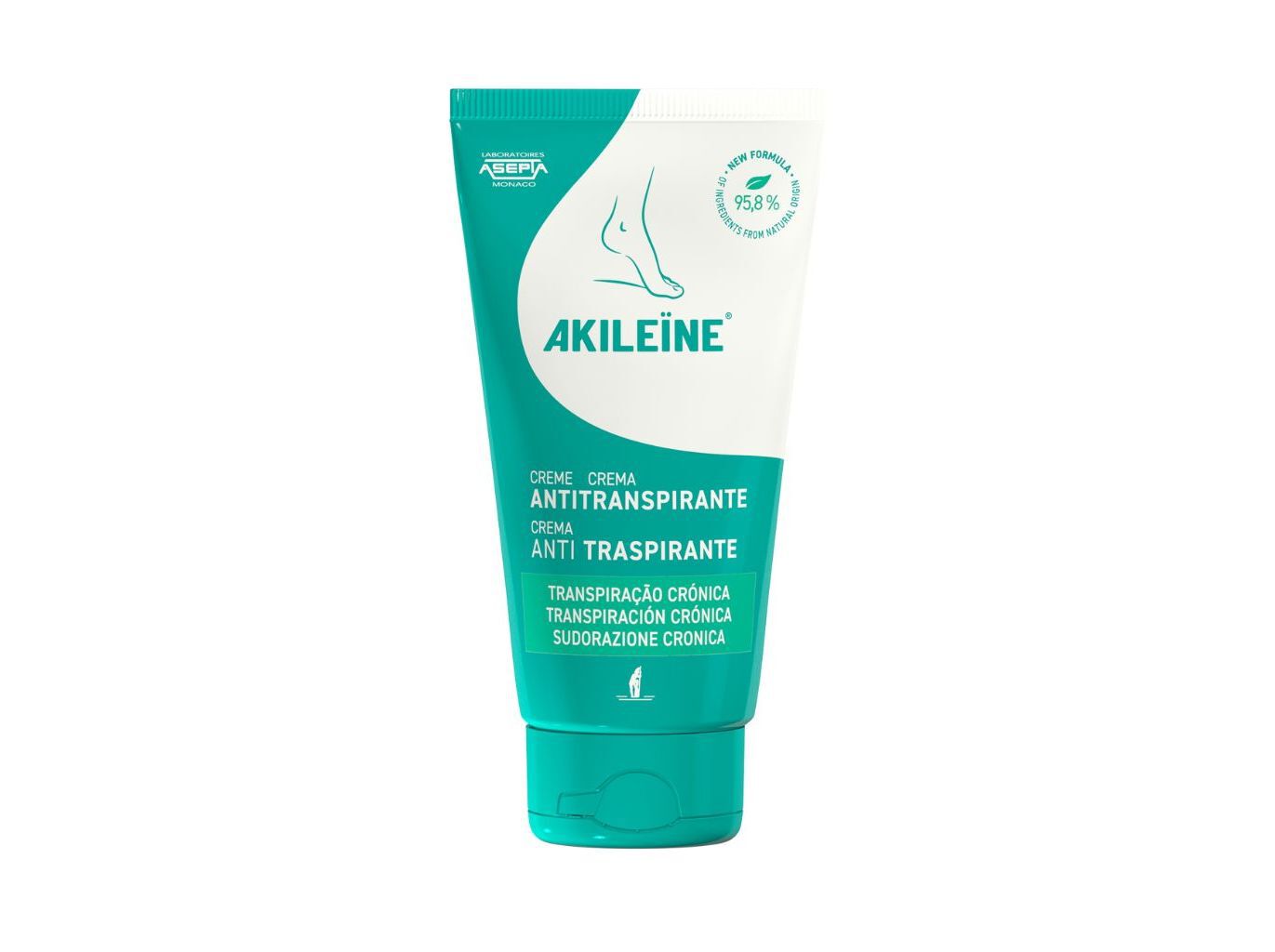 CREME AKILEINE ANTITRANSPIRANTE 75ML image number 1
