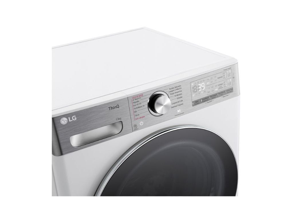 M&Aacute;QUINA DE LAVAR ROUPA LG F4WR9513A2W - BRANCO A 13KG image number 4