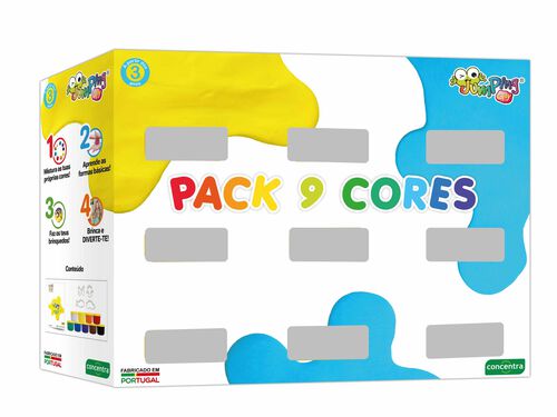 PACK 9 CORES JUMPING CLAY image number 0