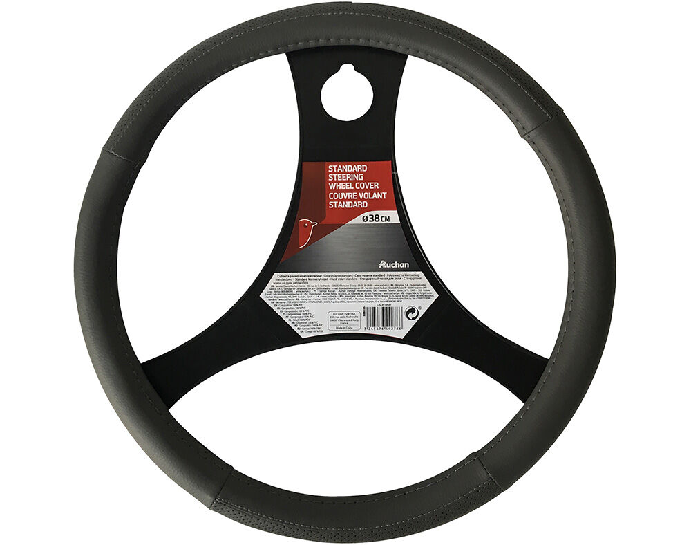 COBERTURA VOLANTE AUCHAN PELE CINZENTO ESCURO