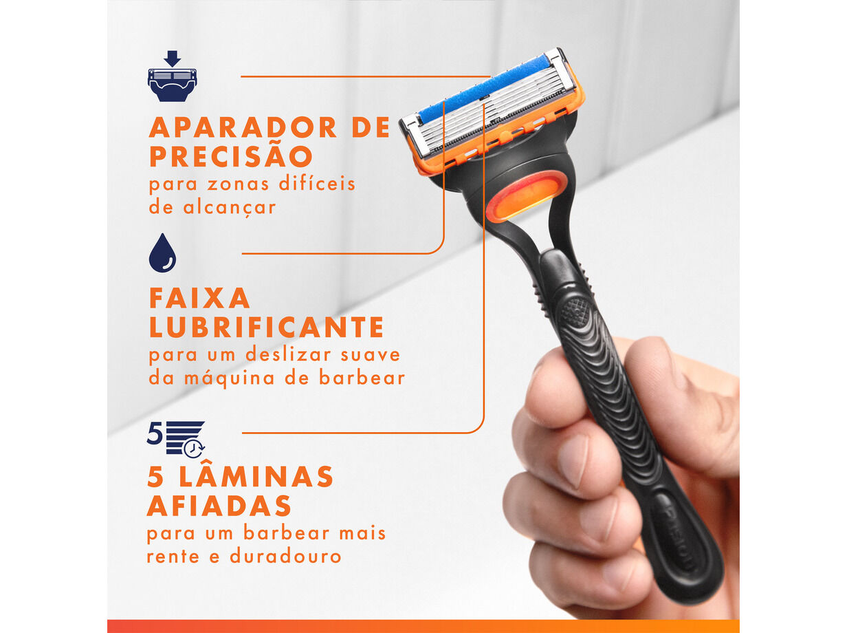 M&Aacute;QUINA DE BARBEAR GILLETTE FUSION CABO+1 REC image number 5