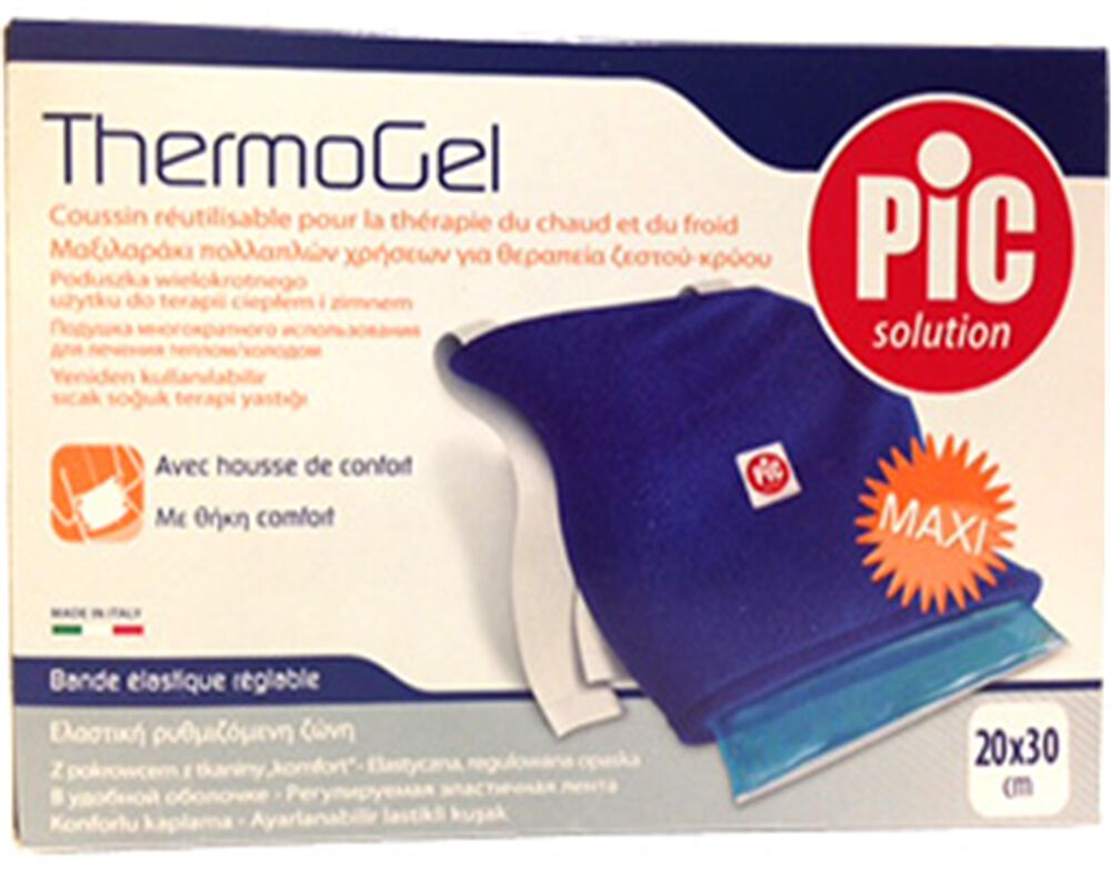 ALMOFADA PIC QUENTE E FRIO THERMOGEL COM COBERTURA 20X30CM