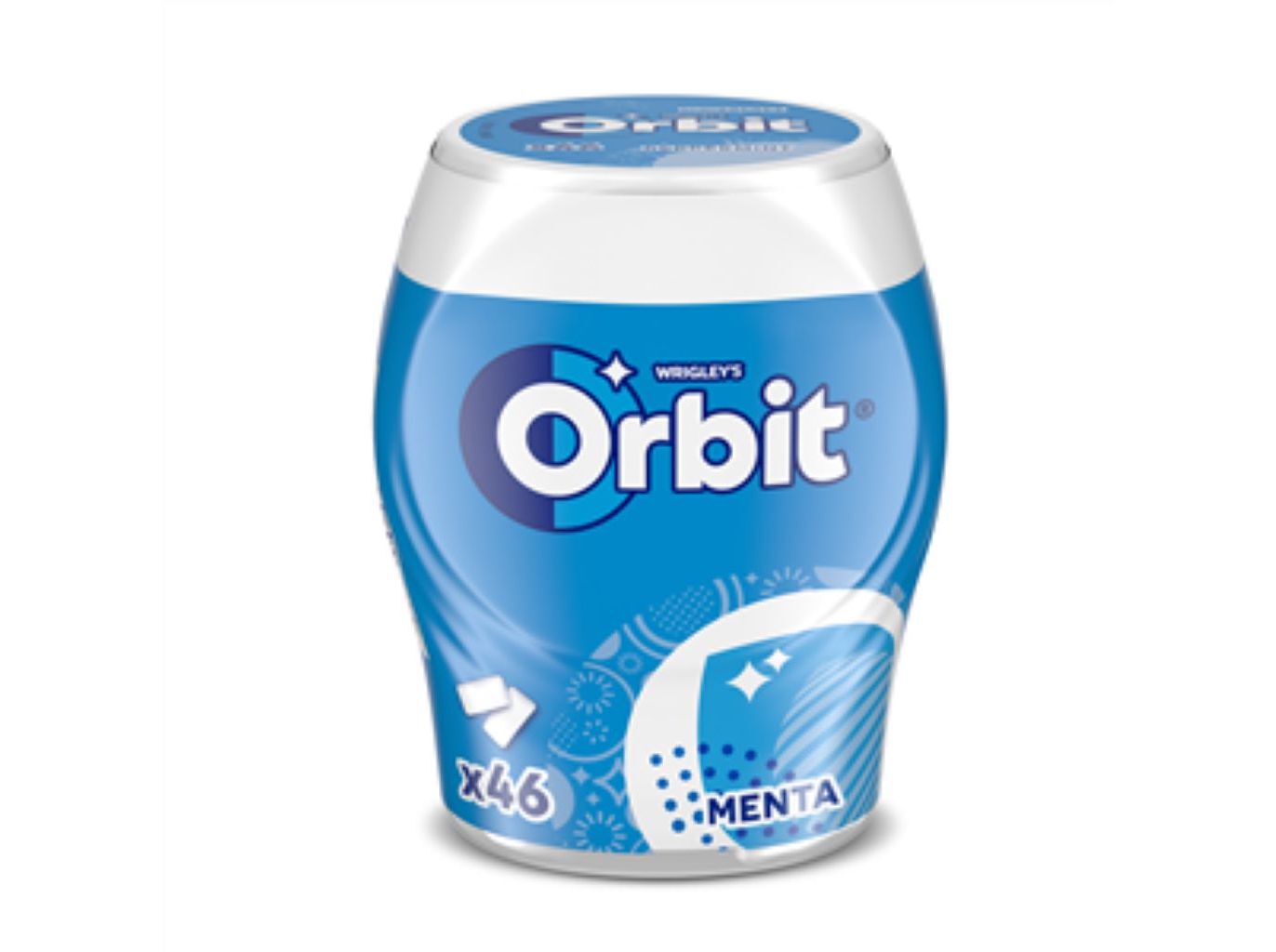 PASTILHAS SEM ACUCAR ORBIT MENTA BOTTLE 64 G image number 1