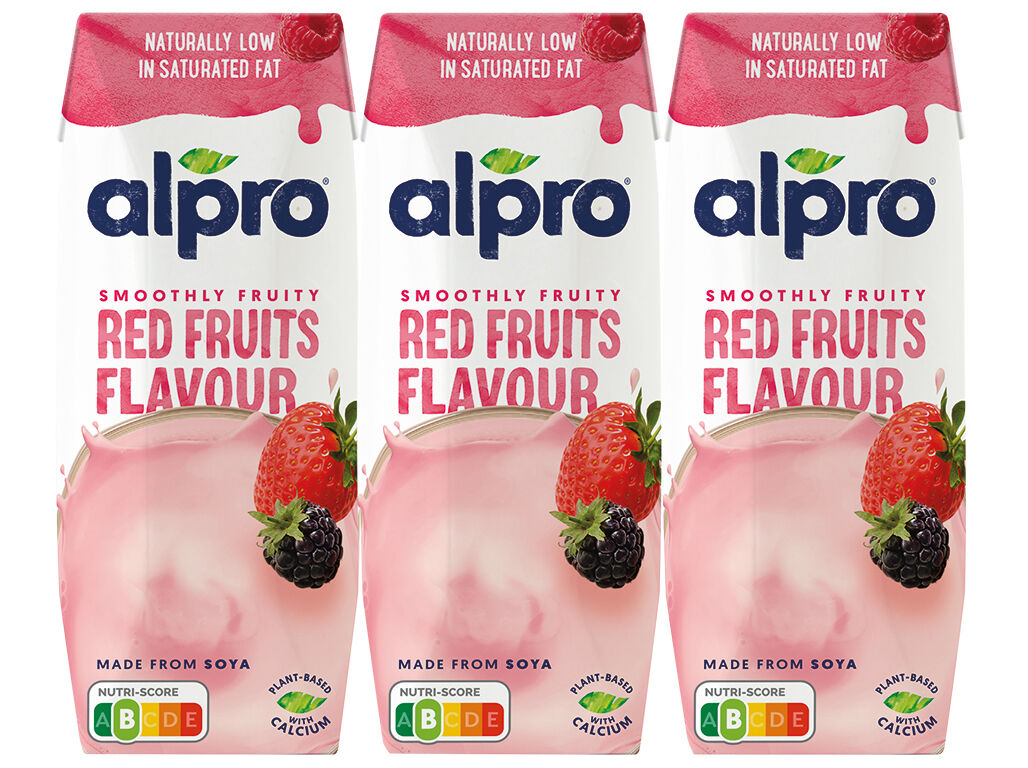 BEBIDA ALPRO SOJA FRUTOS VERMELHOS 3X250ML