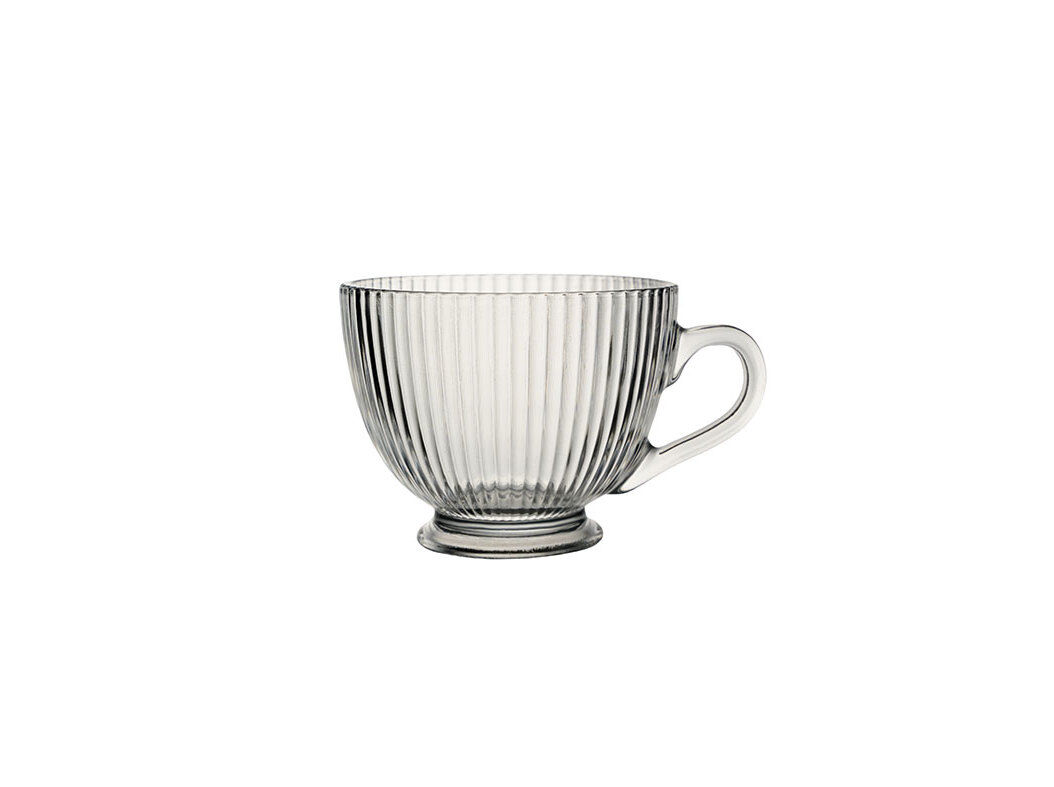 CANECA VIDRO ACTUEL RELEVO RISCAS HSH25 image number 0