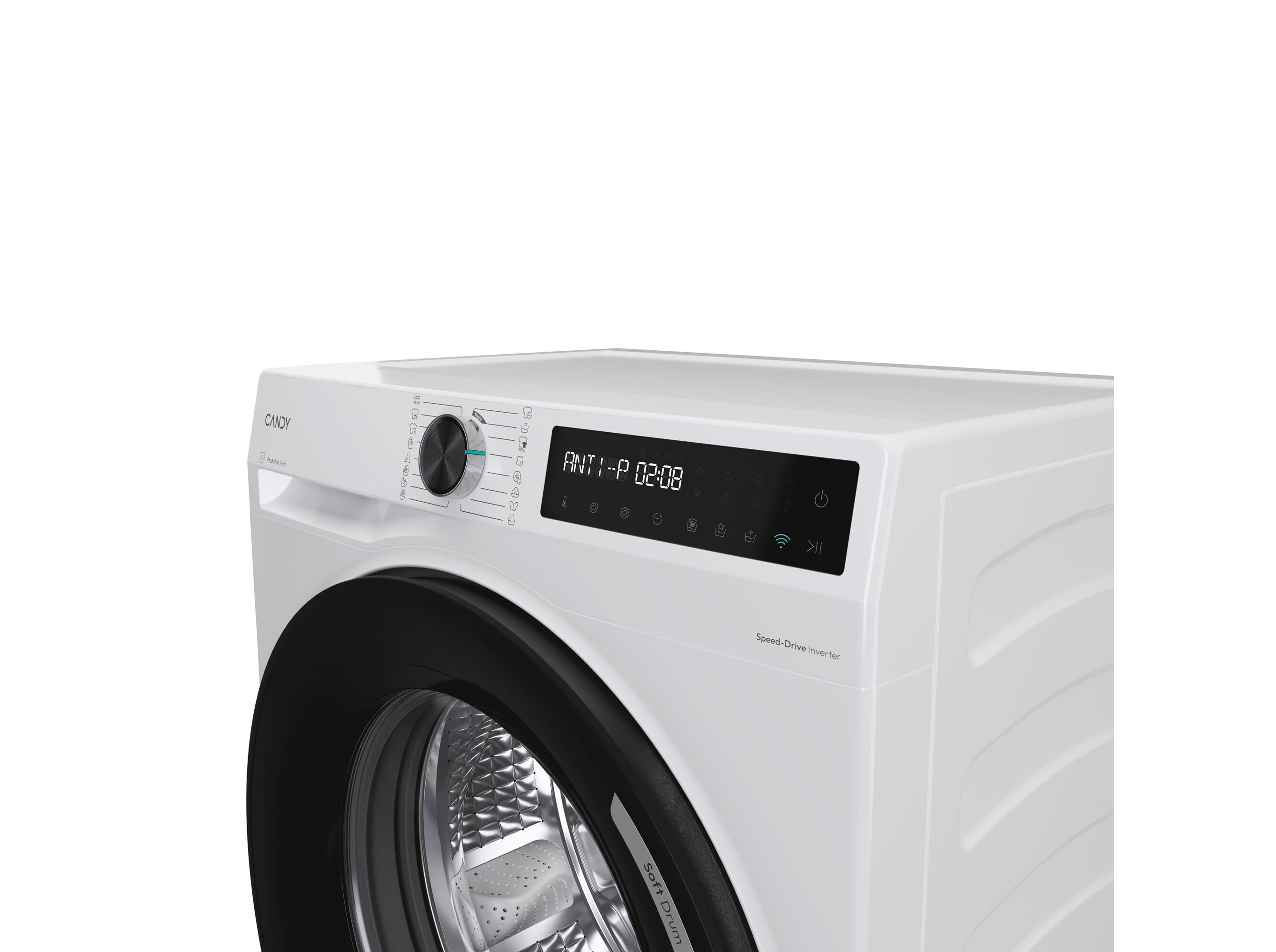 M&Aacute;QUINA DE LAVAR ROUPA CANDY BR 410BL8-S BRANCO A-20% 10KG 1400RPM image number 4