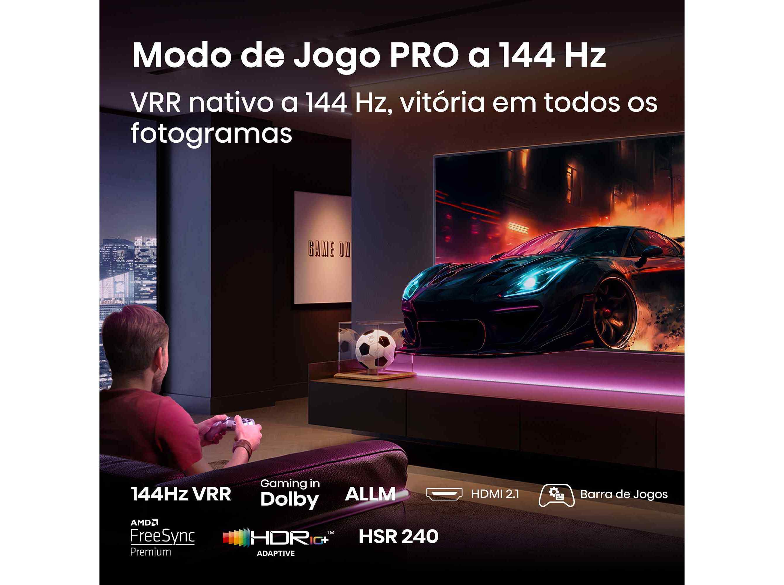 TV QLED HISENSE 98E7Q 98" 4K SMART image number 3