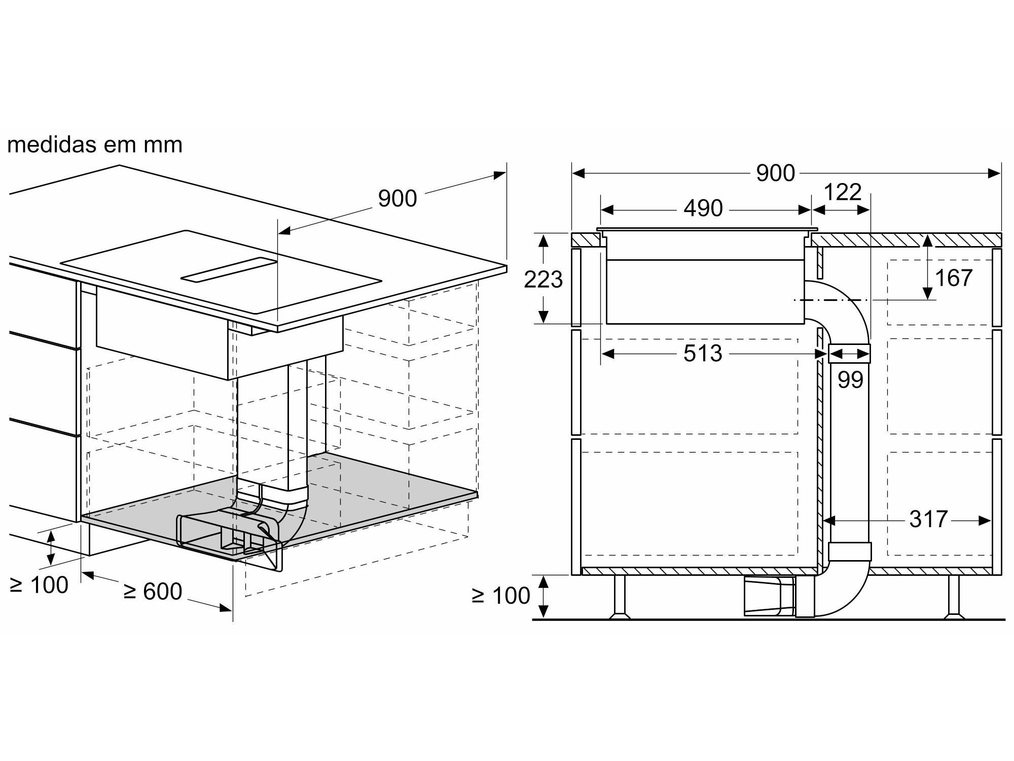 PLACA DE INDU&Ccedil;&Atilde;O SIEMENS EX875LX67E FLEXINDUCTION 80 CM image number 9