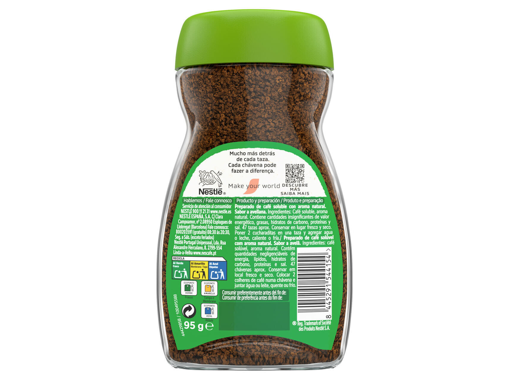 CAF&Eacute; SOL&Uacute;VEL NESCAF&Eacute; CL&Aacute;SSICO AVEL&Atilde; 95G image number 1