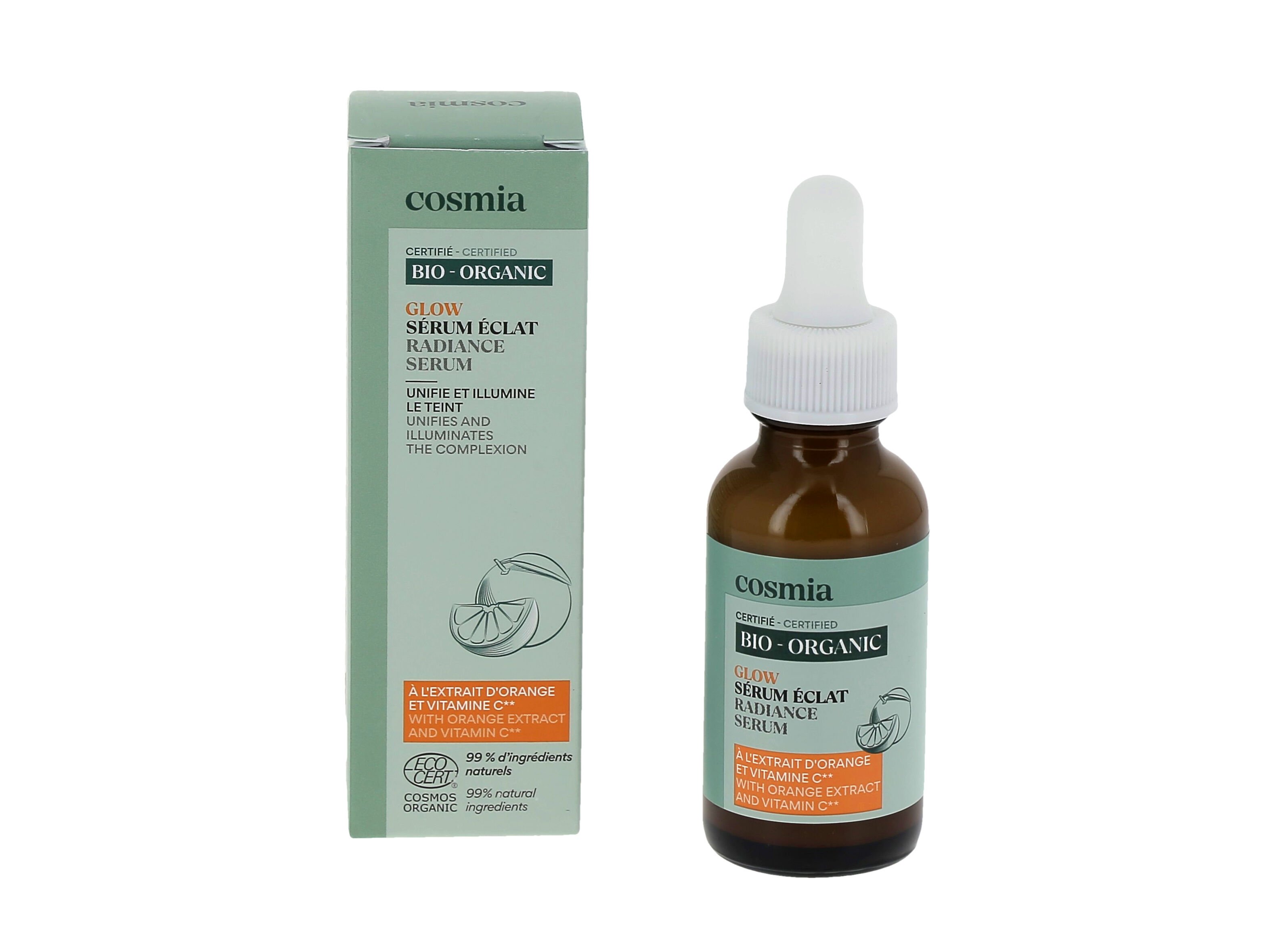 S&Eacute;RUM ROSTO COSMIA BIO EFEITO GLOW VITAMINA C 30ML image number 0