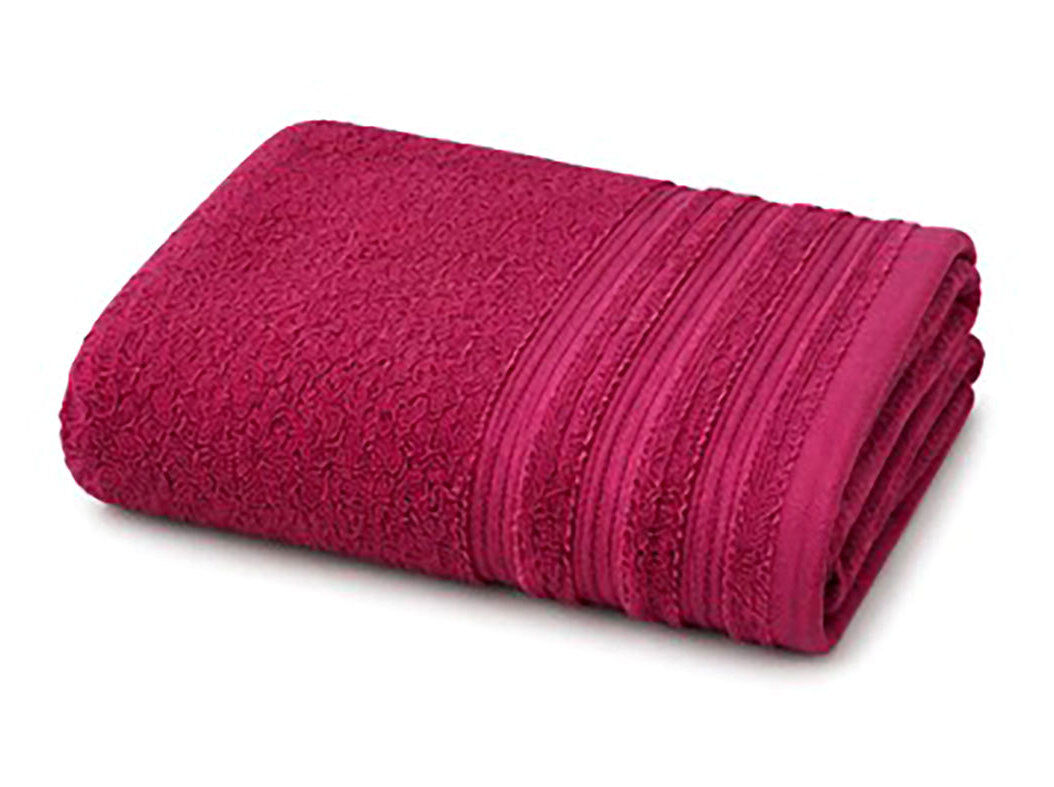 LEN&Ccedil;OL DE BANHO ACTUEL BORDEAUX 500G 100X150CM