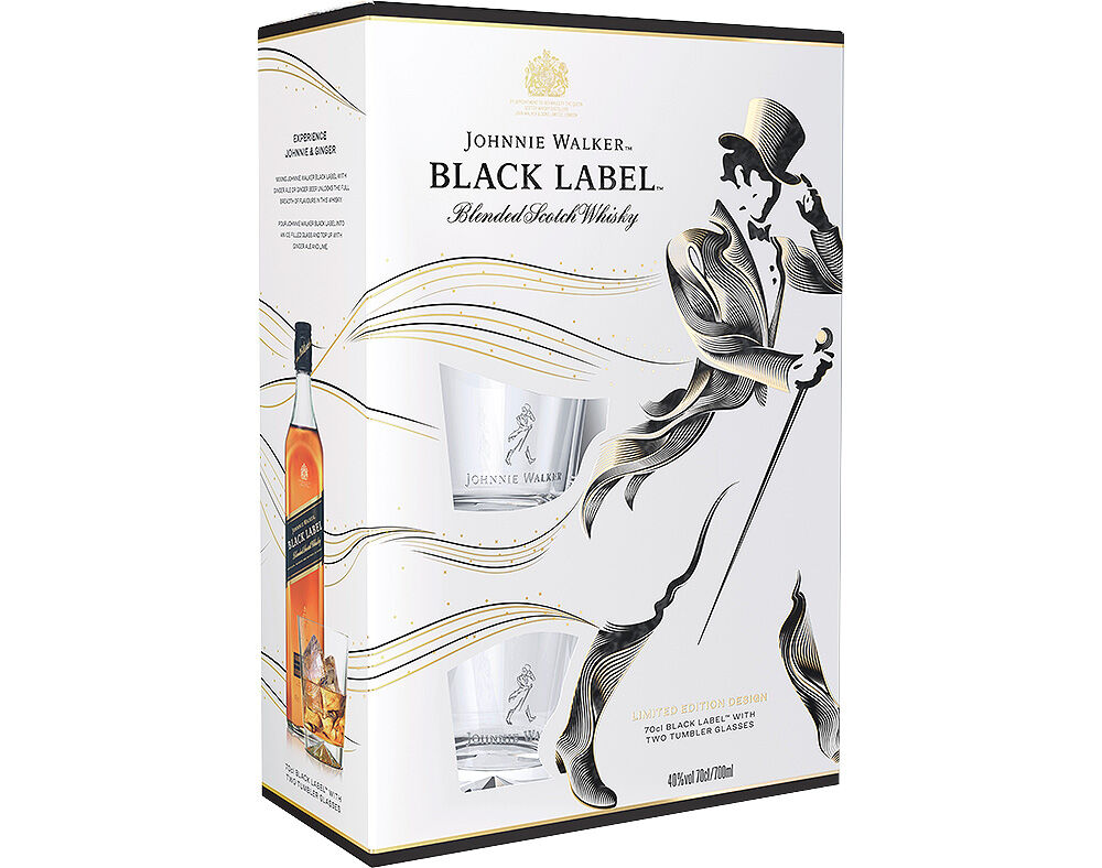 WHISKY JOHNNIE WALKER BLACK LABEL 12 ANOS 0.70L