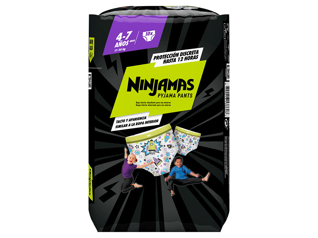 FRALDAS DODOT NINJAMAS FOGUETE T7 17-30KG 10UN image number 1