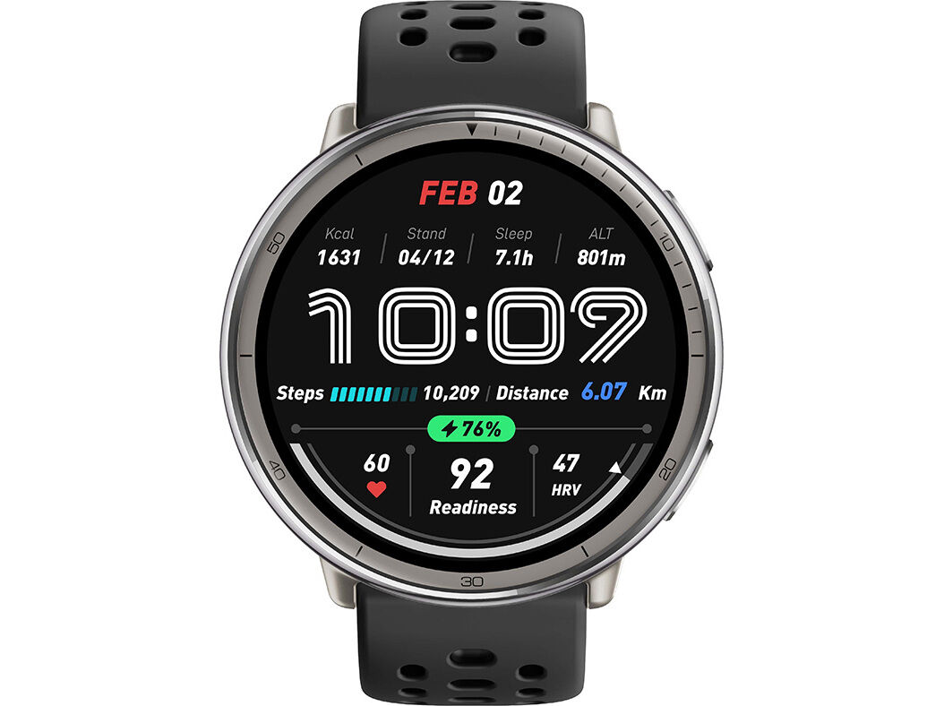 SMARTWATCH AMAZFIT ACTIVE 2 ROUND BLACK