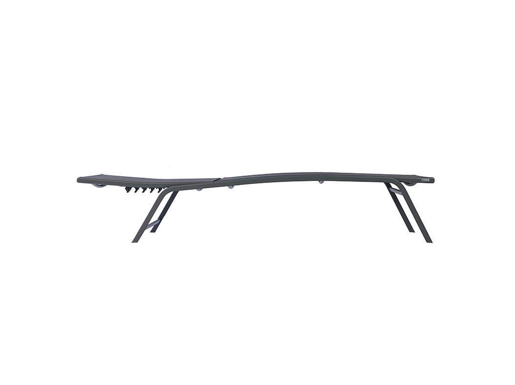 ESPREGUI&Ccedil;ADEIRA GARDENSTAR METAL E TEXTILENE CINZENTO 173X54X50CM image number 6