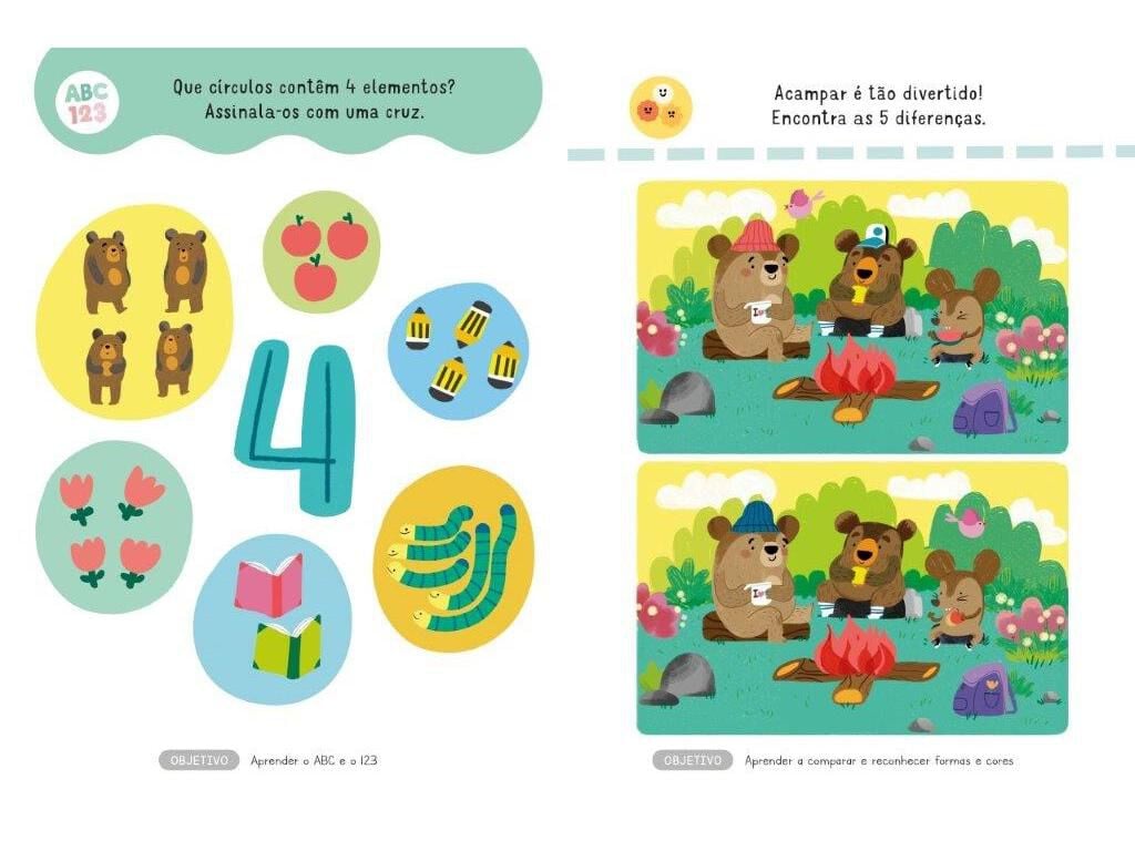 LIVRO DIVERTIDO DE ATIVIDADES - URSO 4-5 ANOS image number 1