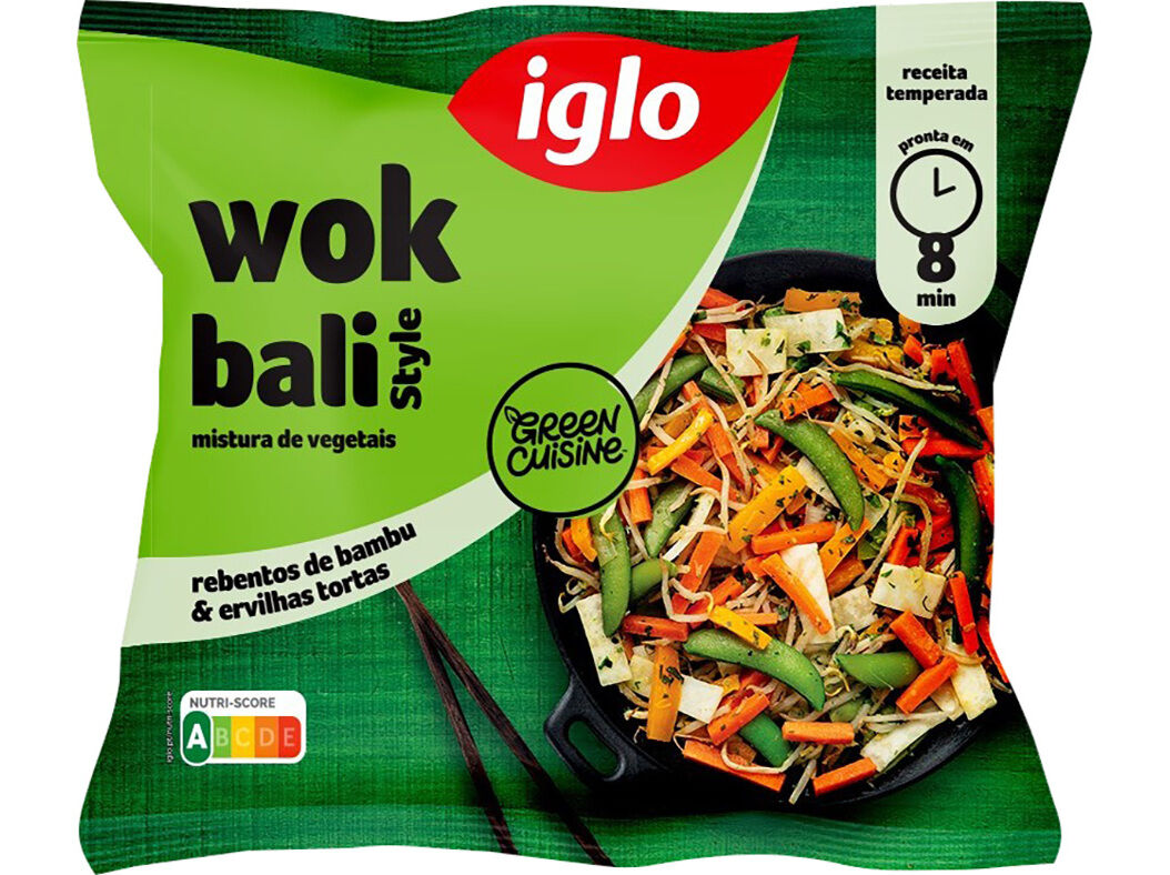 WOK BALI IGLO GREEN CUISINE 450G