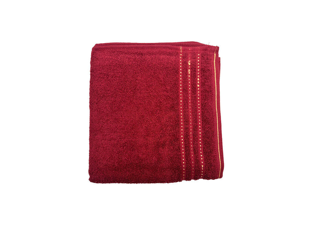 TOALHETE BARRA DOURADA ACTUEL VERMELHO 500G 30X50CM