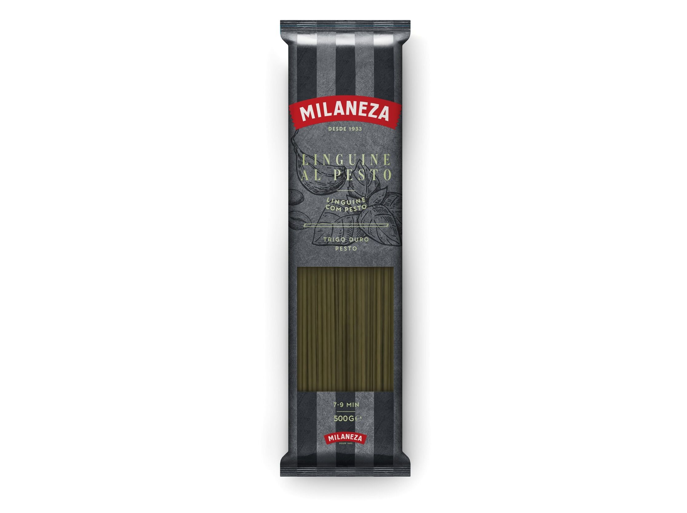 MASSA MILANEZA LINGUINE AL PESTO 500G image number 0
