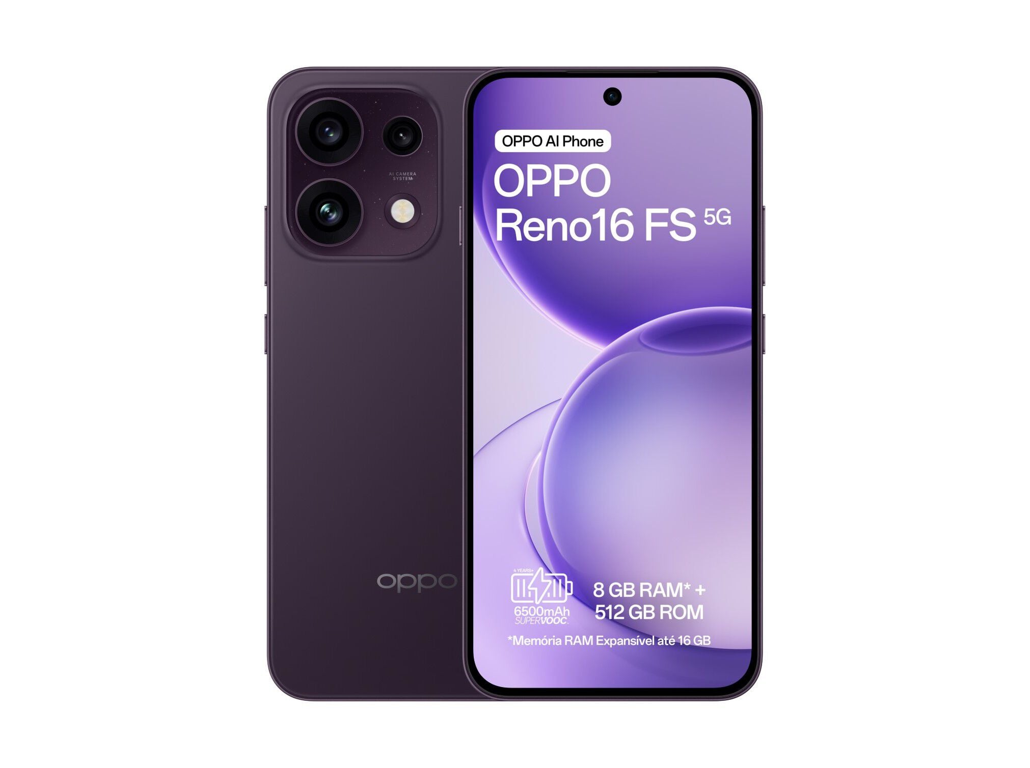 SMARTPHONE OPPO RENO16 FS 5G PRETO 8/512GB