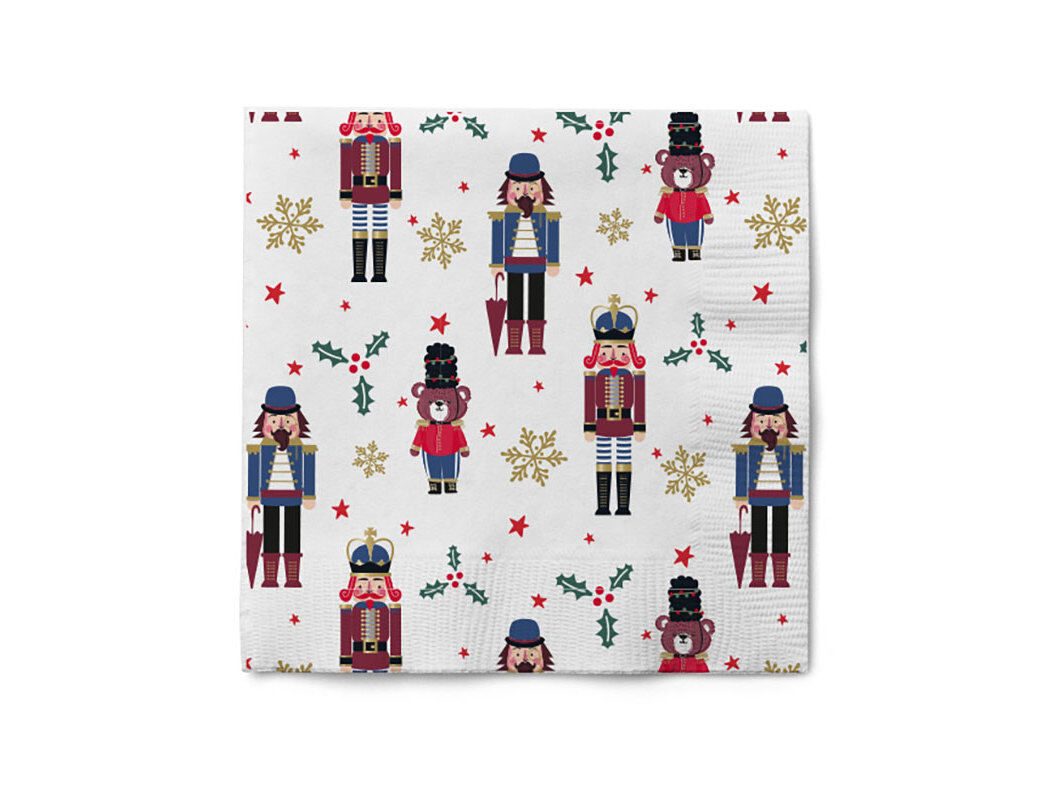 GUARDANAPOS NUTCRACKER ACTUEL 38X38CM X20 XM25