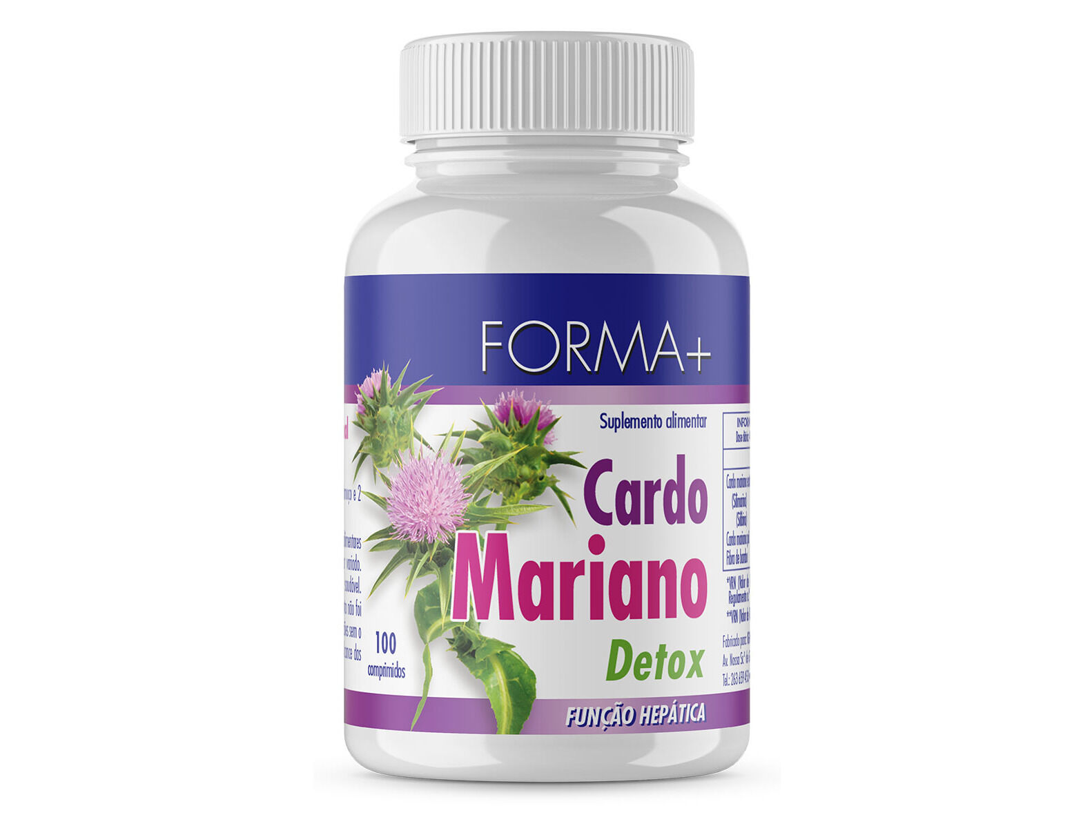 CARDO MARIANO DETOX FORMA+ 100 COMP image number 0