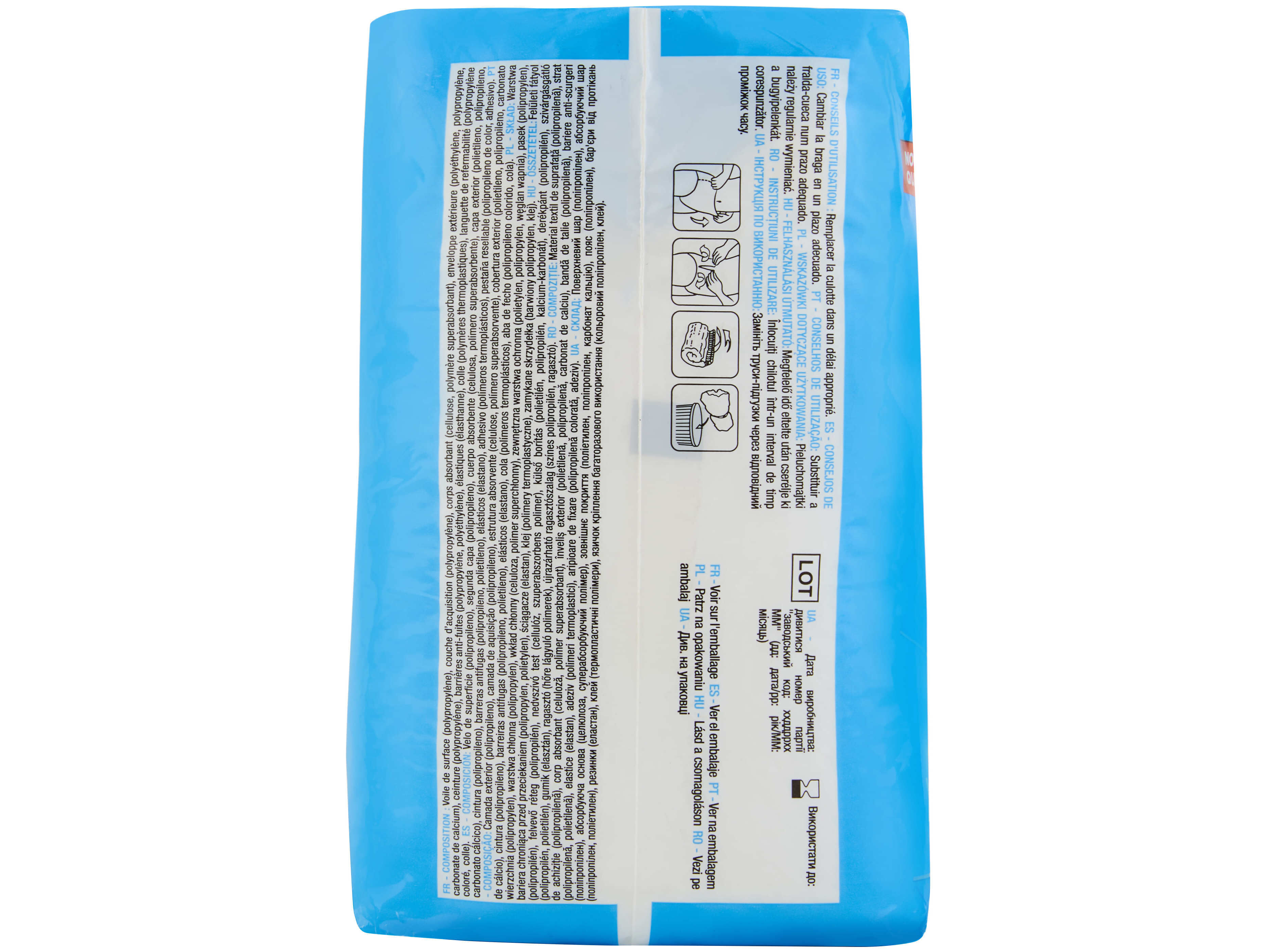 CUECAS DE INCONTIN&Ecirc;NCIA AUCHAN TAMANHO M UNISSEXO 12UN image number 4