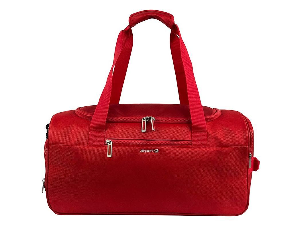 SACO DE VIAGEM AIRPORT VERMELHO TAMANHO S