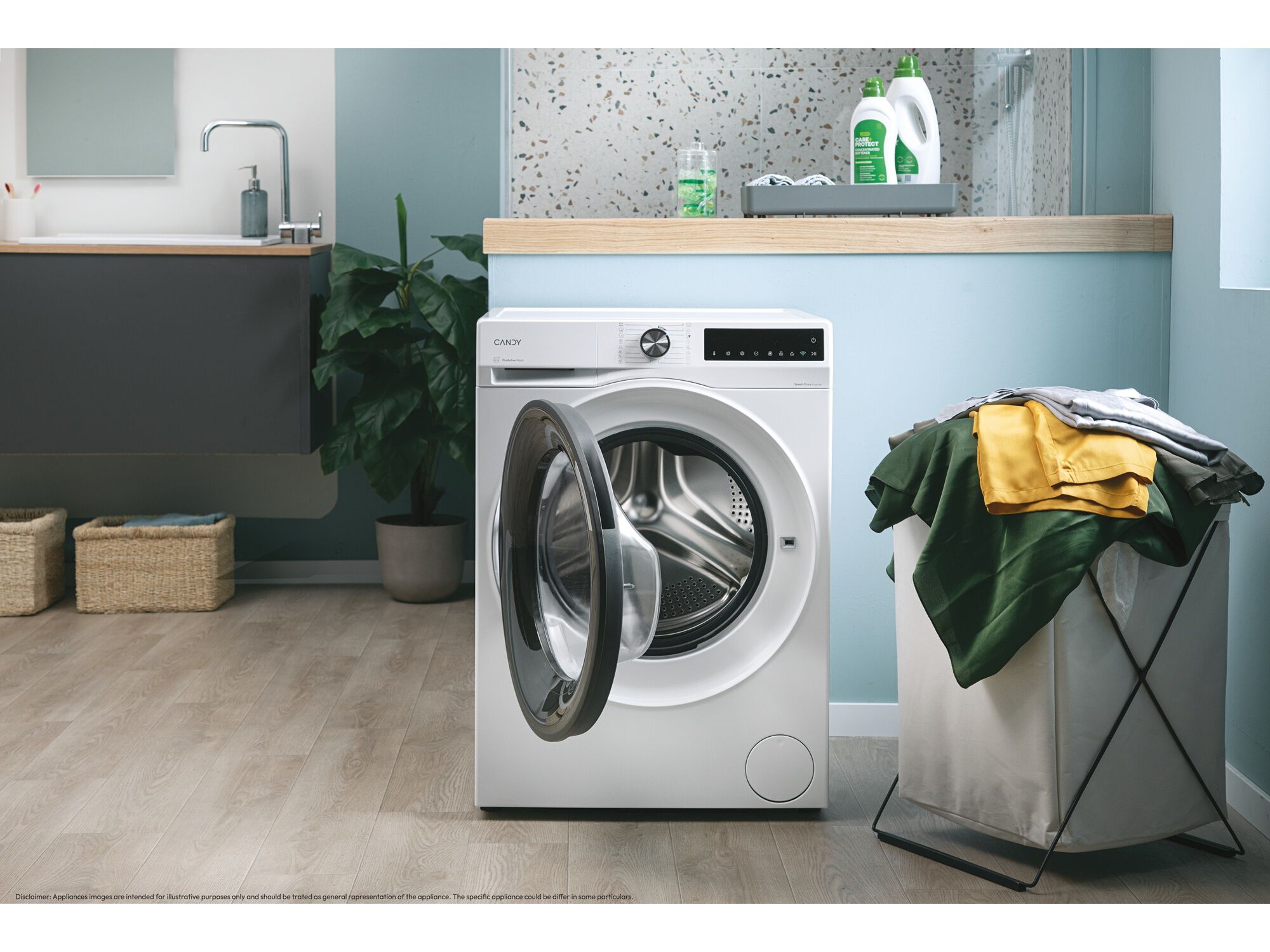 M&Aacute;QUINA LAVAR ROUPA CANDY BR 49SBL8-S A 9KG 1400RPM image number 9