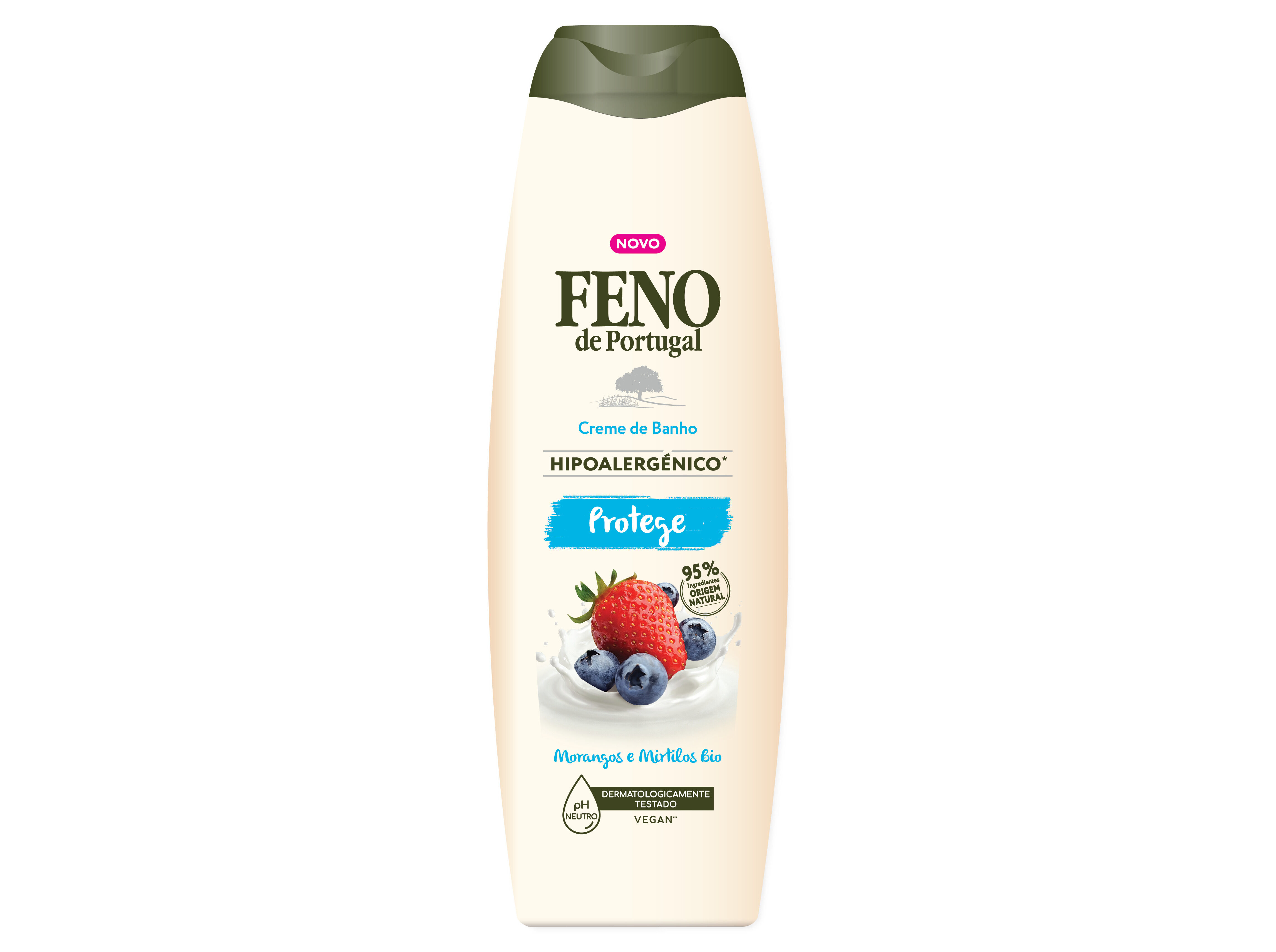 GEL BANHO FENO PORTUGAL MORANGO E MIRTILO 650ML image number 0