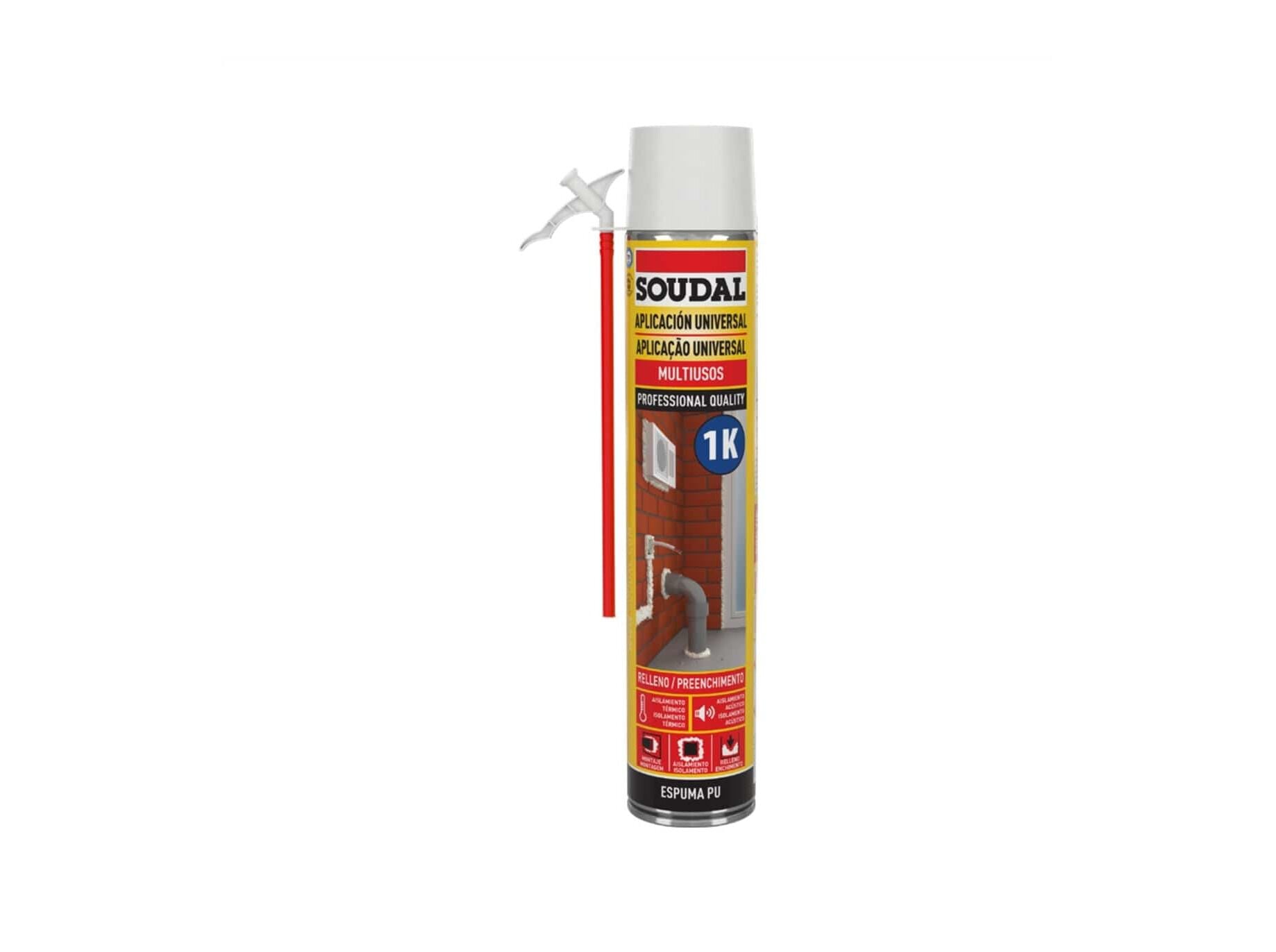 ESPUMA POLIU. MANUAL SOUDAL 750ML image number 0