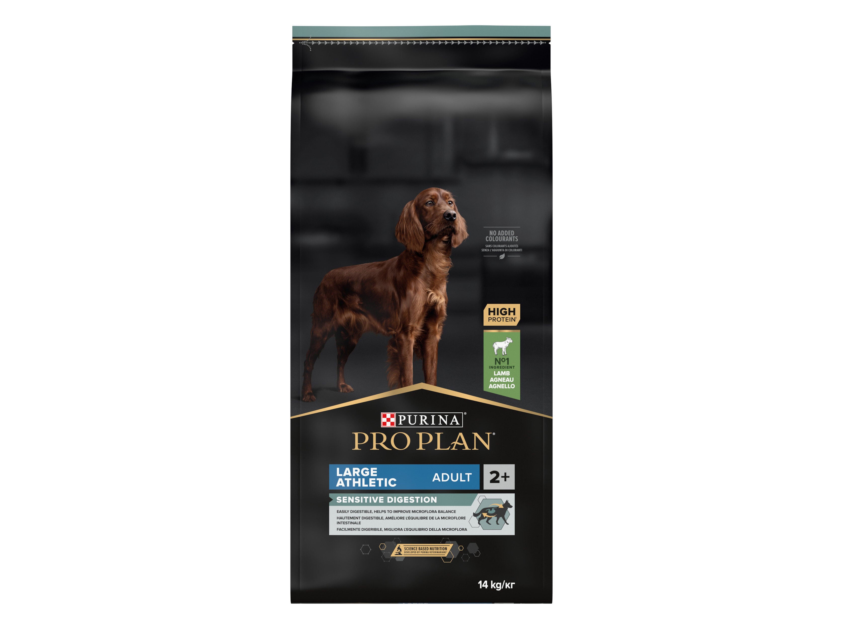 RA&Ccedil;&Atilde;O C&Atilde;O PRO PLAN LARGE ATHLETIC BORREGO 14KG image number 0
