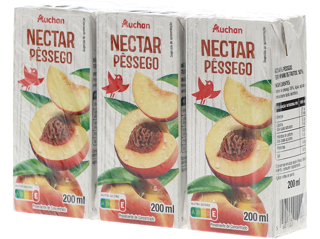 N&Eacute;CTAR AUCHAN P&Ecirc;SSEGO 3X200ML image number 1