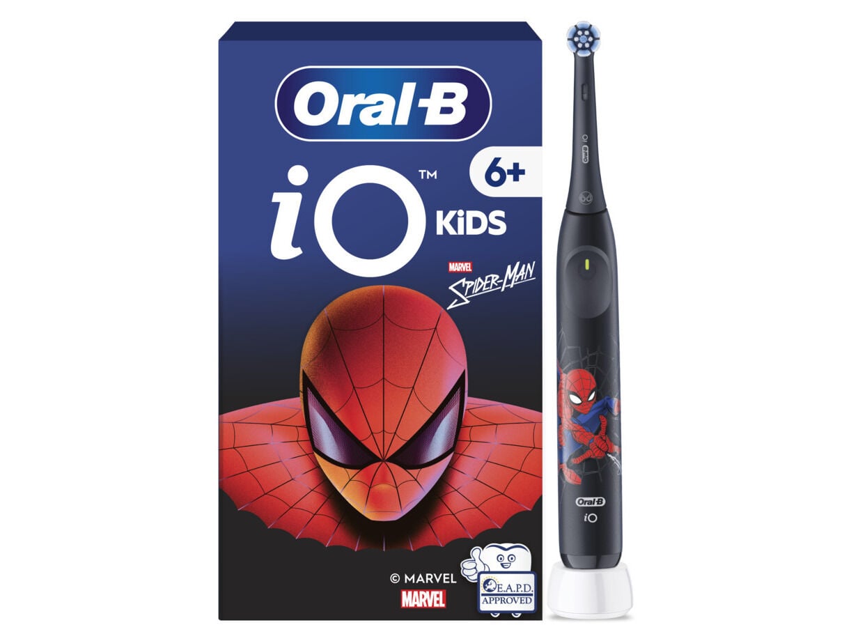 ESCOVA EL&Eacute;CTRICA IO ORAL-B KIDS 6+ SPIDERMAN 1UN image number 0