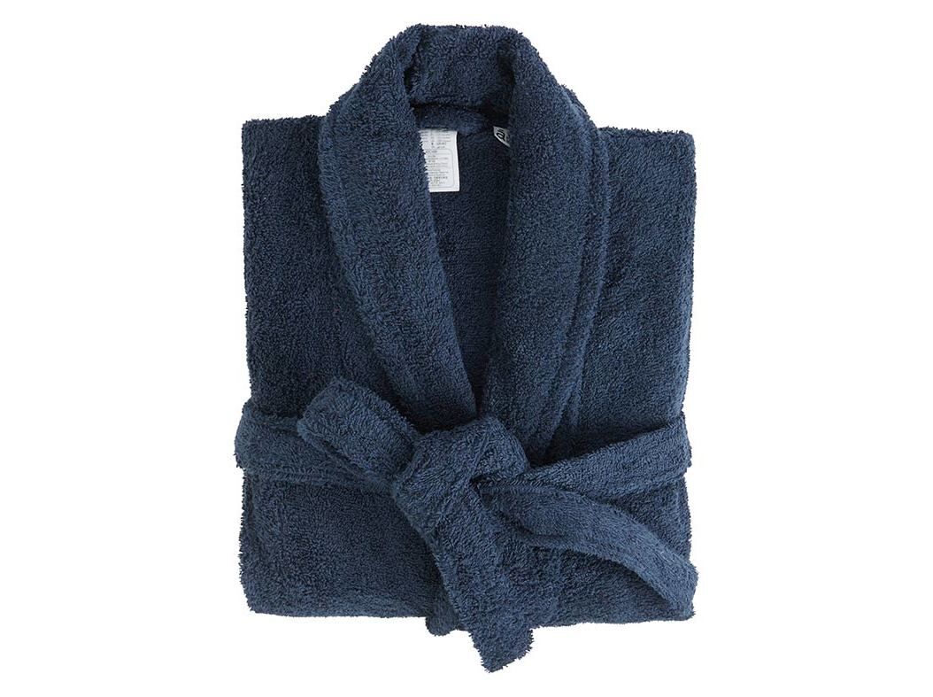 ROUP&Atilde;O DE BANHO ACTUEL AZUL ALGOD&Atilde;O TAMANHO M 380G/M2