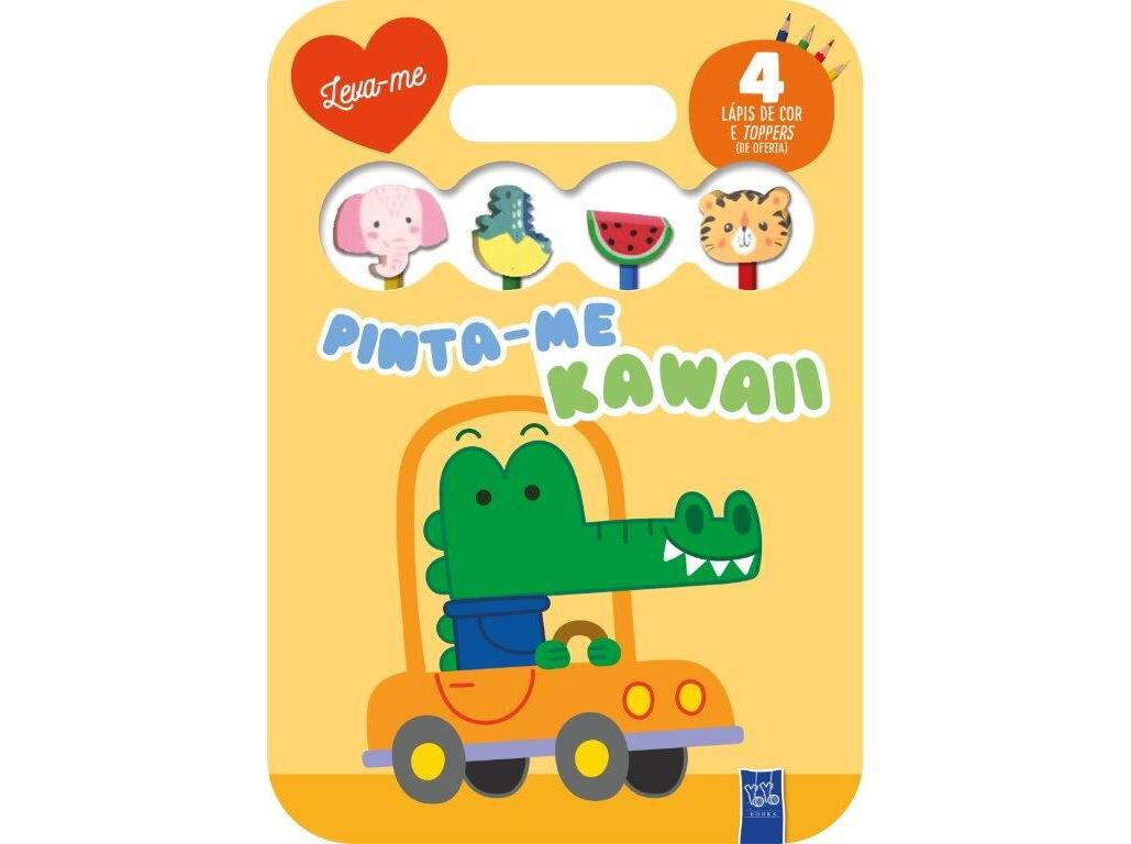 LIVRO LEVA-ME PINTA-ME KAWAII image number 0