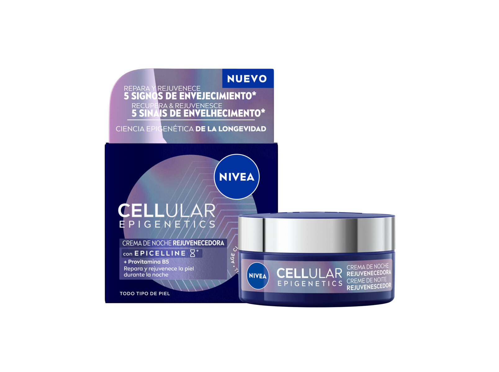 CREME ROSTO NOITE NIVEA EPIGENETICS REJUVENESCEDOR 50ML image number 1