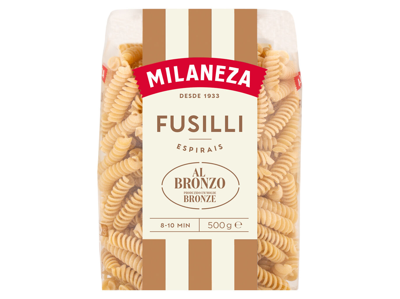 MASSA MILANEZA ESPIRAIS MOLDE BRONZE 500G image number 0