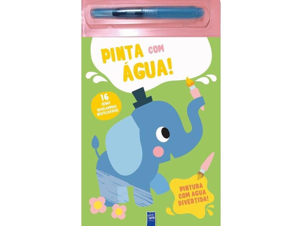 LIVRO PINTAR COM &Aacute;GUA ELEFANTE image number 0