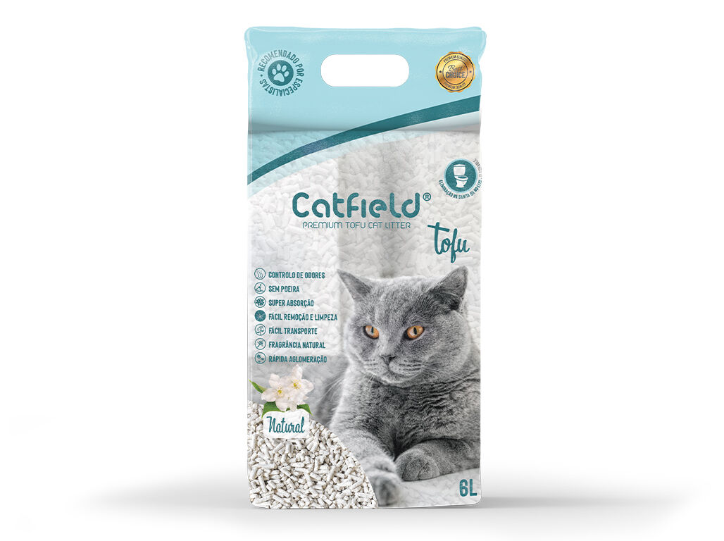 AREIA PARA GATO CATFIELD TOFU 6L image number 1